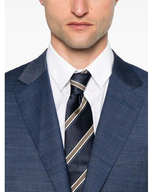 Canali Blue Wool Suit for men