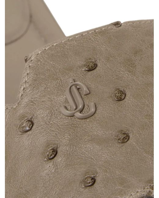 Claquettes Dina Jimmy Choo en coloris White