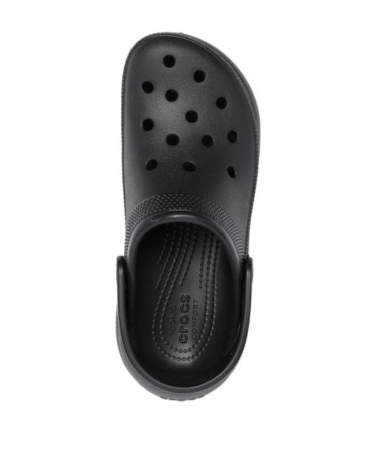 CROCSTM Black Classic Crush Clogs