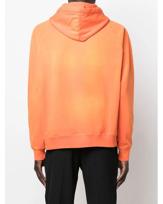 Etudes Studio Orange Hoodie Racing À Logo Brodé for men