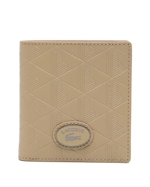 Lacoste Natural Viennois Compact Wallet for men