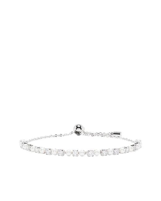 Swarovski White Matrix Crystal Pearl Bracelet