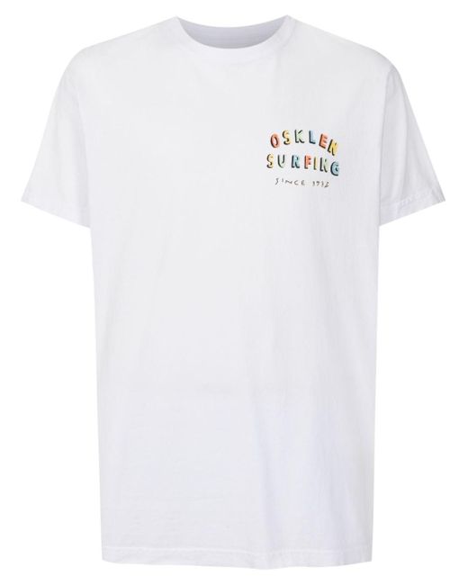 Osklen White Surfing Since 1972 Cotton T-shirt for men
