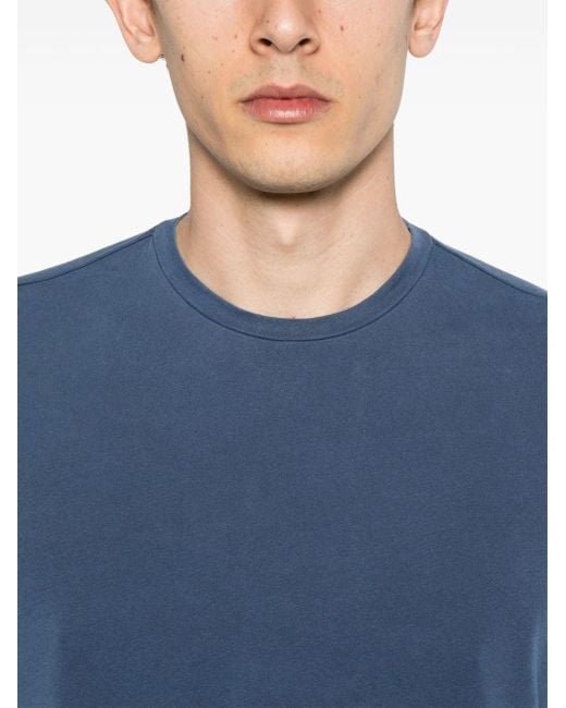 Majestic Filatures T-Shirt aus Bio-Baumwolle in Blue für Herren