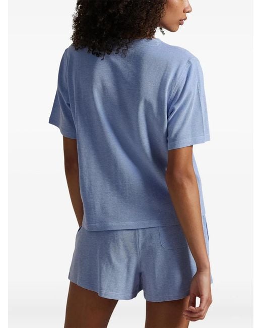 Polo Ralph Lauren Blue Cotton Pyjama Set