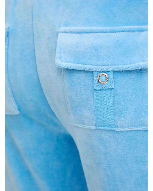 Pantalones con bolsillo de parche Juicy Couture de color Blue
