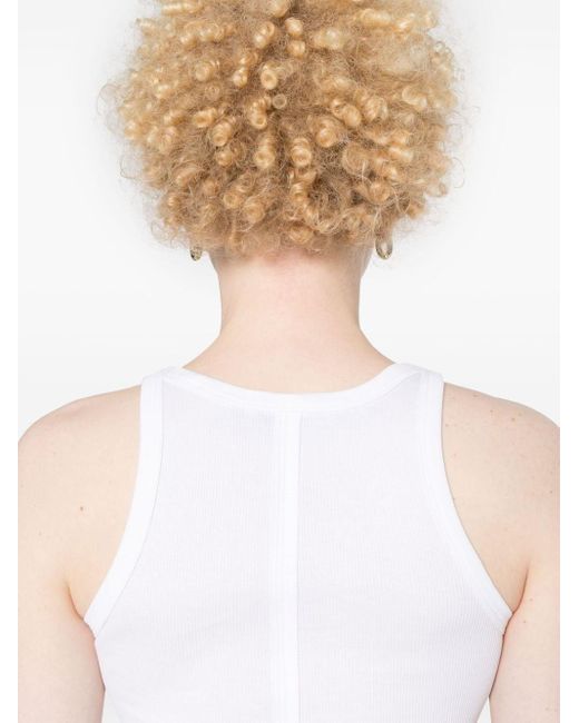 Dorothee Schumacher White Simply Timeless Ribbed Top