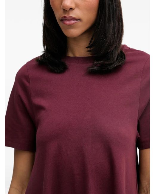 Marc O' Polo Red Short-Sleeve A-Line Mini Dress