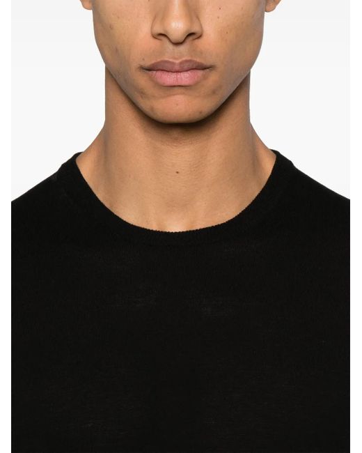 メンズ Caruso コットン Tシャツ Black