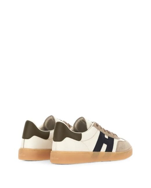 Hogan Natural Cool Logo-Patch Sneakers