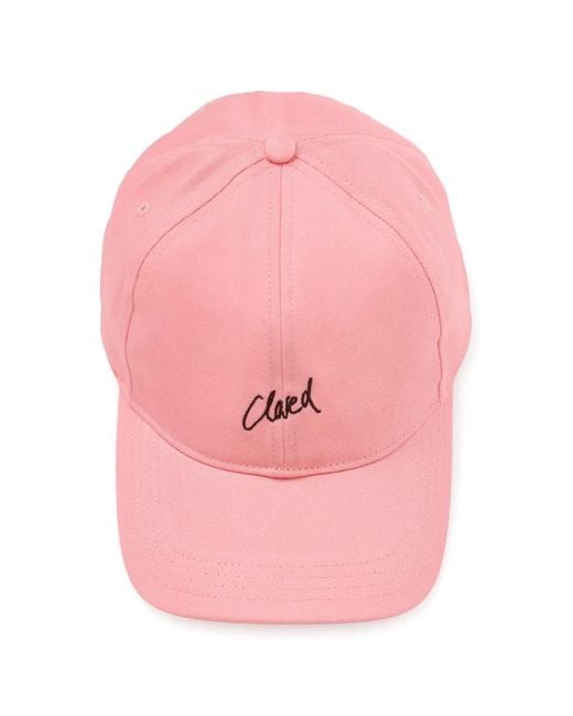 Closed Pink Logo-Embroidered Cap
