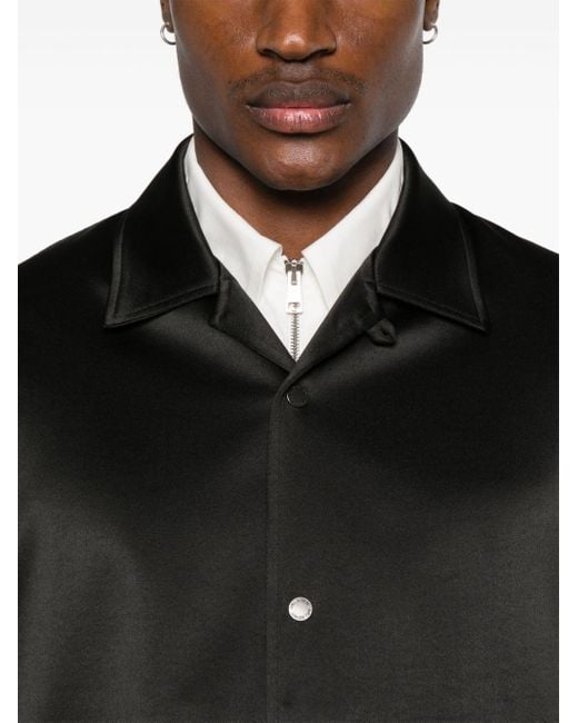 Neil Barrett Black Long-sleeve Shirt Jacket for men