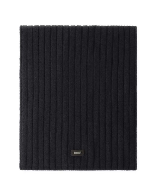 Bufanda De Canalé Herno de hombre de color Black