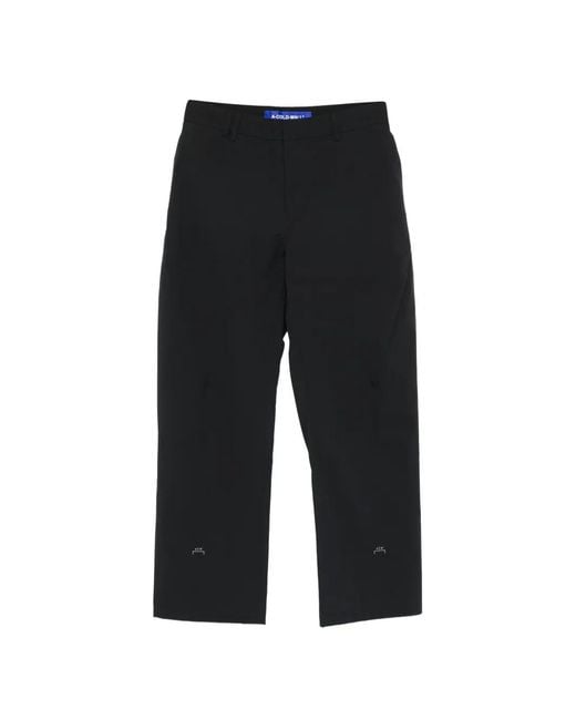 A_COLD_WALL* Black 3L Glyder Logo Trousers for men