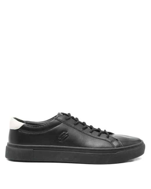Superdry Black Court Tennis Sneakers for men