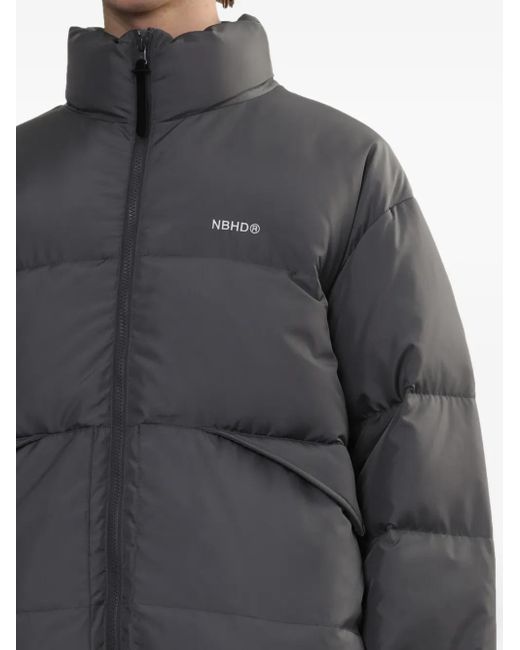 Piumino Trapuntato di Neighborhood in Gray da Uomo