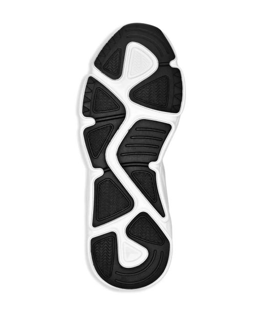 Philipp Plein White Lo-Top Logo-Patch Sneakers