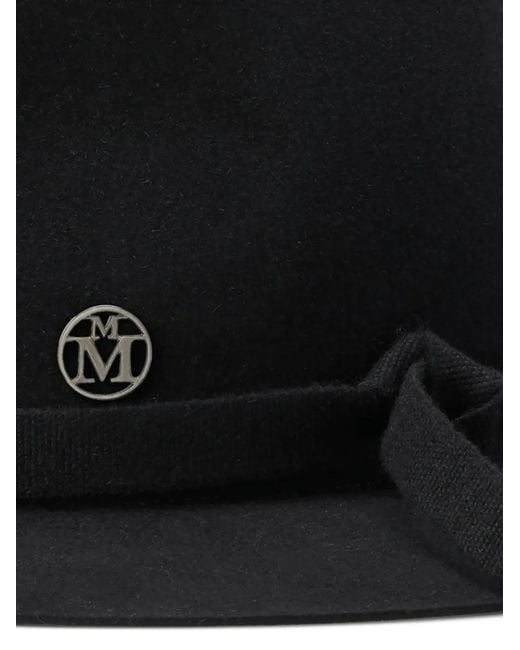 Maison Michel Black André Ribbon Hat
