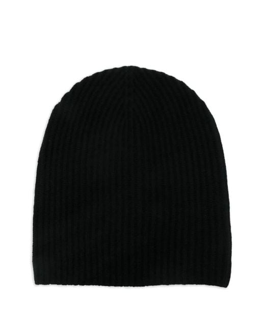 Allude リブ ビーニー Black