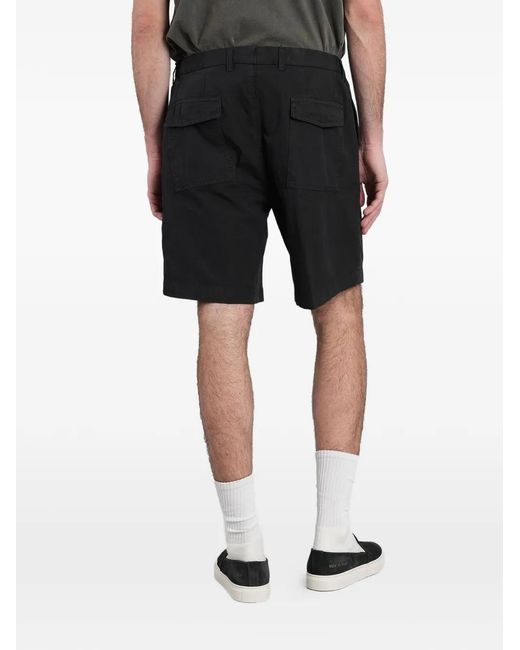 Briglia 1949 Black Short À Détails Plissés for men