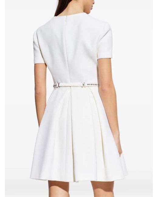 Versace White Wool Dress