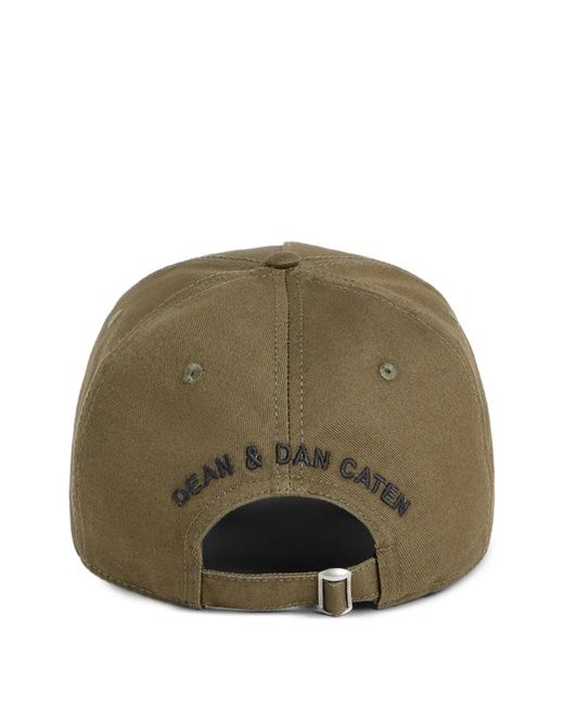 DSquared² Green Casquette De Baseball D2 Upside Down for men