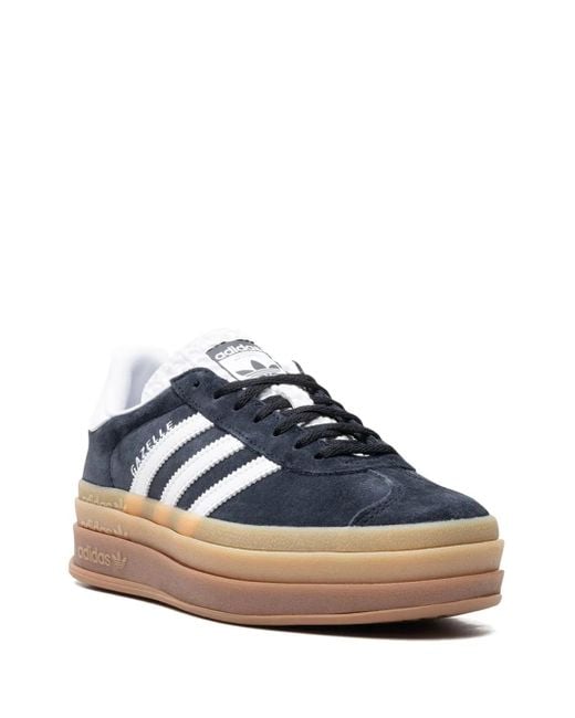 Adidas Blue Gazelle Suede Sneakers