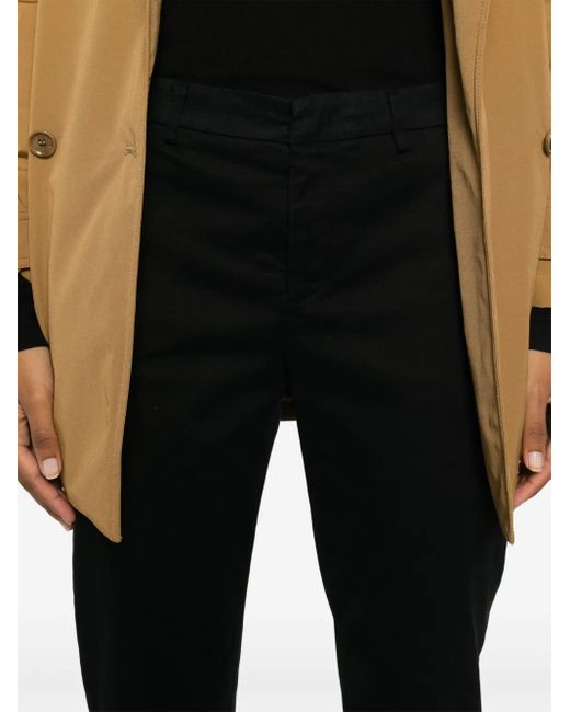Aspesi Black Cropped Trousers