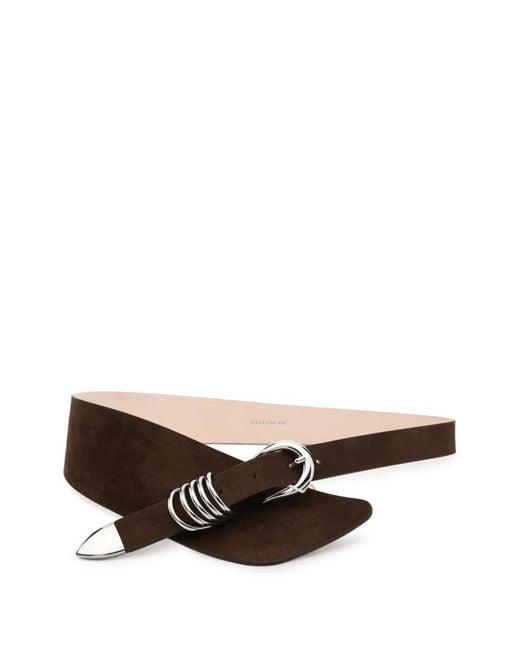 DEHANCHE Brown Alcott Suede Belt
