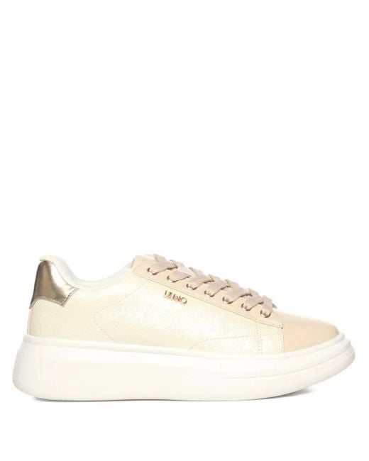 Liu Jo Natural Lizard-Effect Trainers