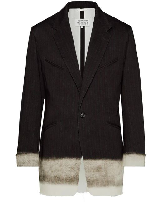 Maison Margiela Blazer Met Krijtstreep in het Brown voor heren