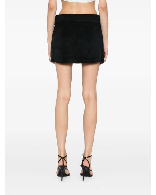 Alexander Wang Black Logo Mini Skort