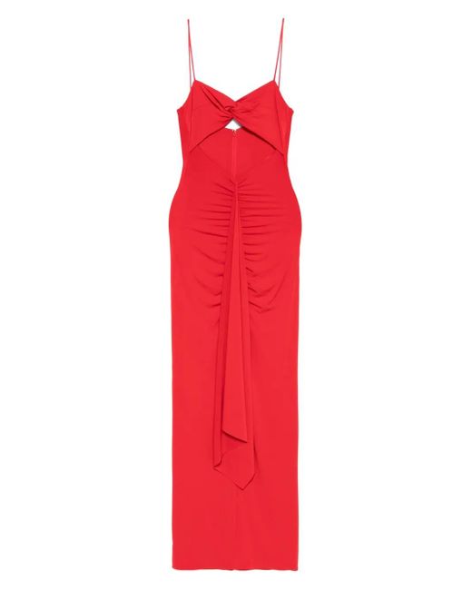 Nissa Red Maxikleid Mit Cut-Out