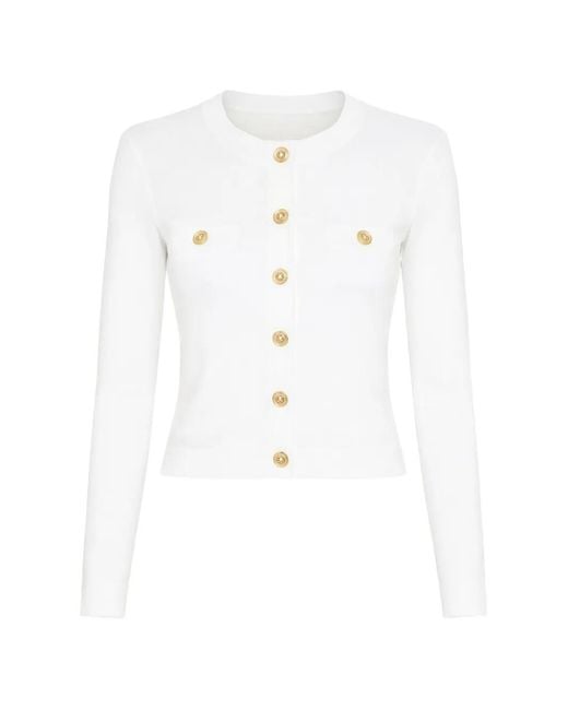 L'Agence White Toulouse Button Cardigan