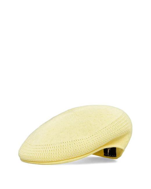 Kangol Yellow Tropic 504 Mesh Flat Cap
