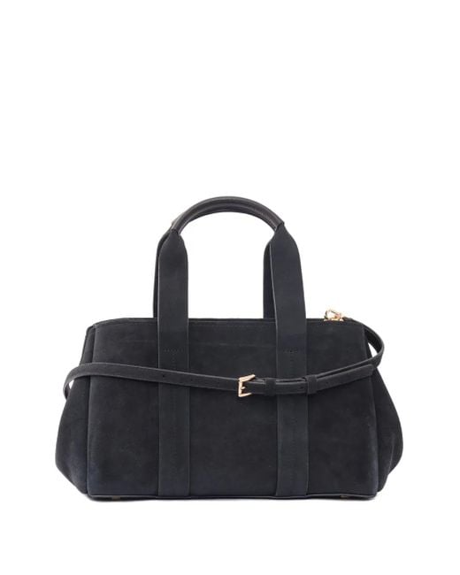 Michael Kors Black Suede Satchel Bag