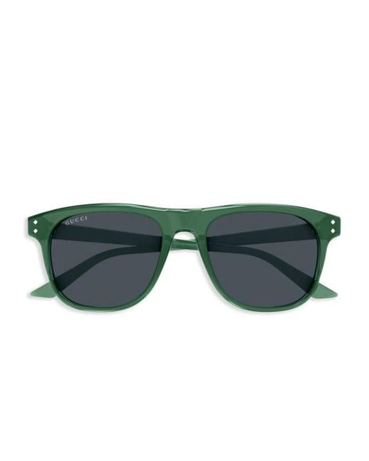 Gucci Green Round Sunglasses for men