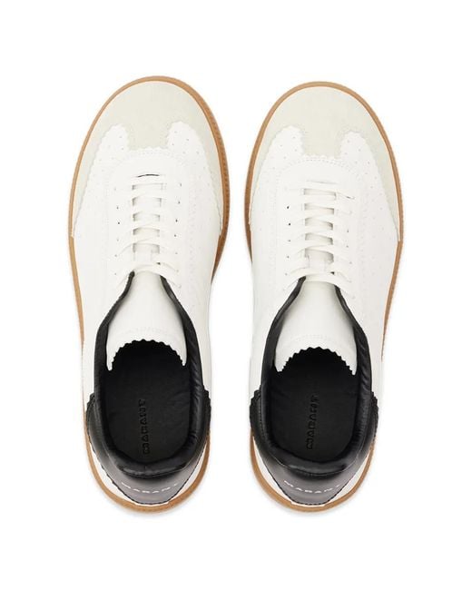 Isabel Marant White Brycy Sneakers for men