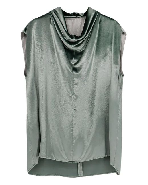 Alberta Ferretti Green Viscose Top