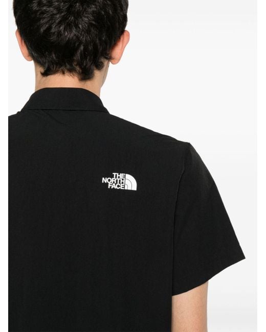 The North Face Black Murray Logo-patch Shirt for men