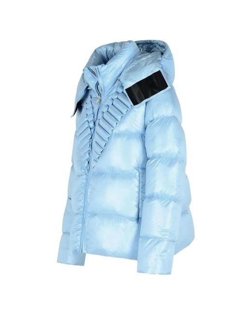 RAXXY Blue Veste À Capuche Et Motif Embossé