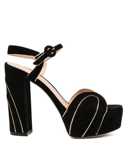 Gianvito Rossi Tamara 125mm サンダル Black