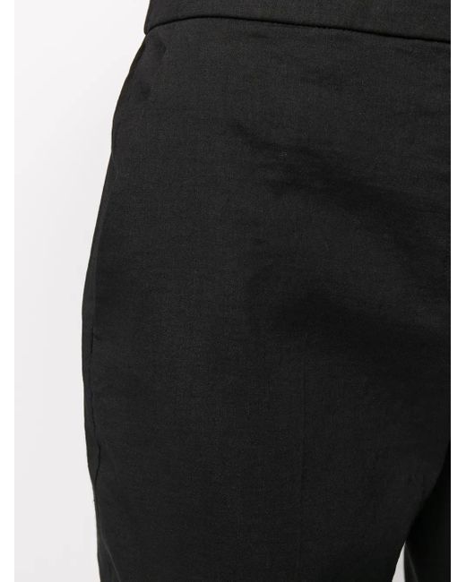 Theory Black Cropped Tailored Trousers