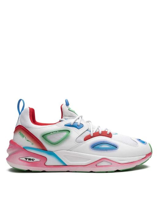 PUMA White Trc Blaze Krypton Sneakers
