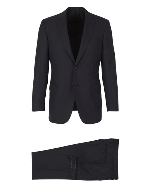 メンズ Brioni シングルスーツ Blue