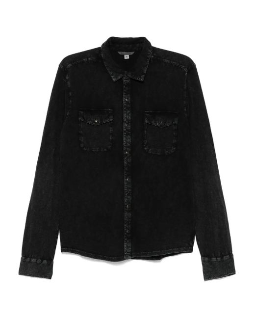 メンズ John Varvatos Organic Cotton Shirt Black