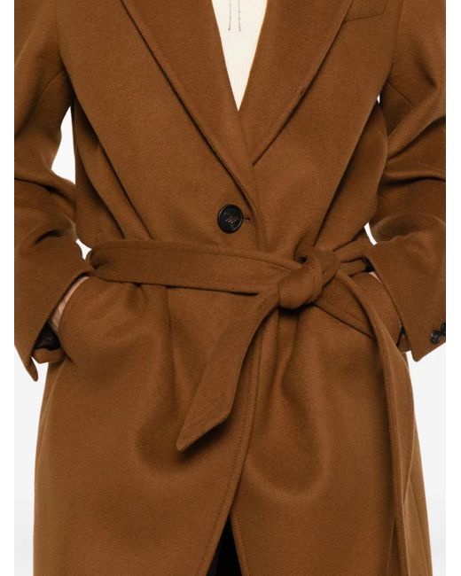 The Attico Brown Coat