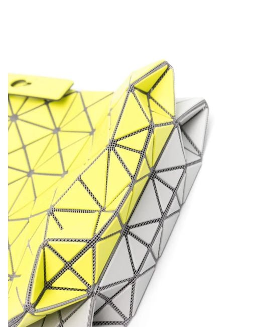 Issey Miyake Yellow Handtasche Mit Geometrischen Einsätzen