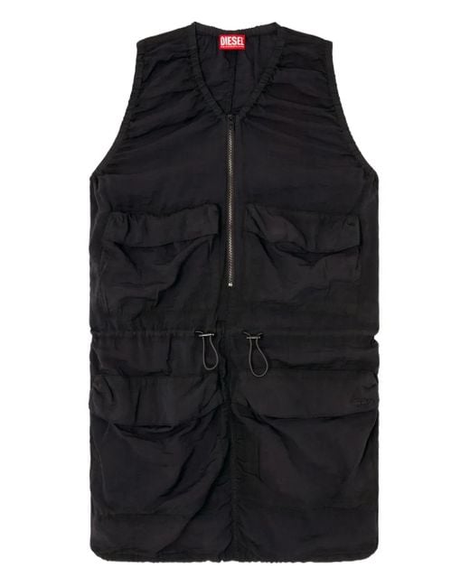 DIESEL Black D-Resden Mini Dress