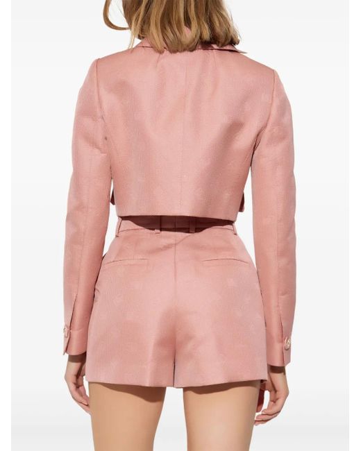 Dolce & Gabbana モノグラムジャカード ジャケット Pink